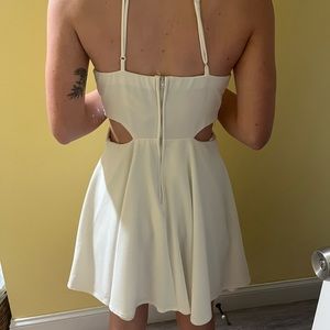 White cocktail or homecoming dress